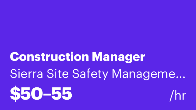 Construction Manager