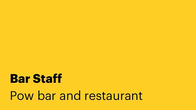 Bar Staff
