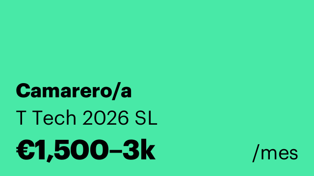 Camarero/a