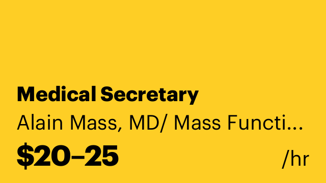 Medical Secretary