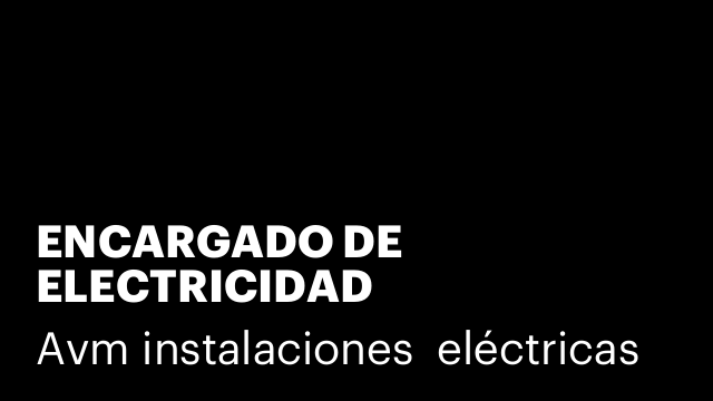 ENCARGADO DE ELECTRICIDAD