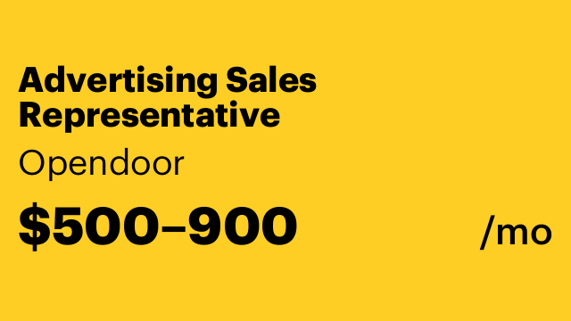Advertising Sales Representative