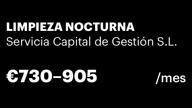 LIMPIEZA NOCTURNA