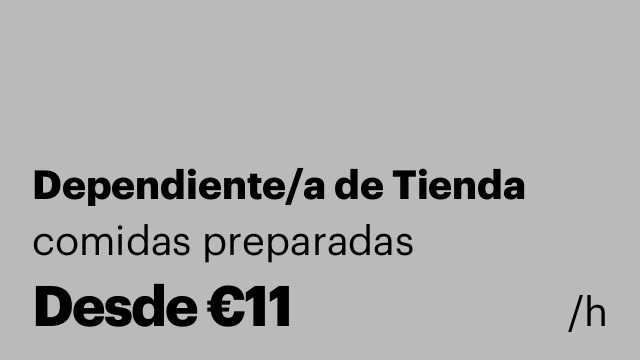 Dependiente/a de Tienda