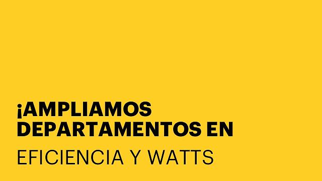 ¡AMPLIAMOS DEPARTAMENTOS EN VAZENERGÍA!