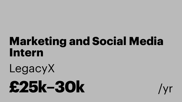 Marketing and Social Media Intern