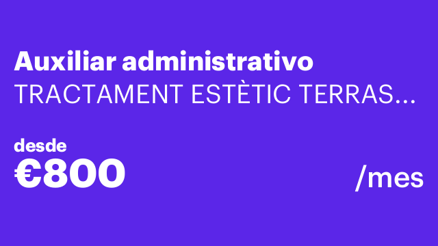 Auxiliar administrativo