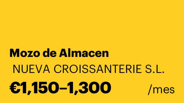 Mozo de Almacen