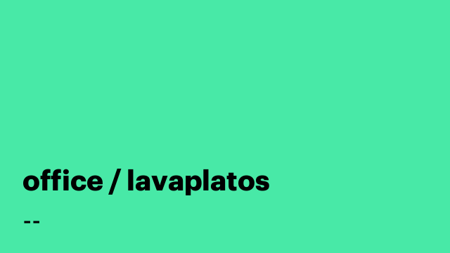 office / lavaplatos