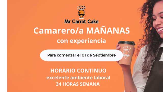 Camarero  MAÑANAS