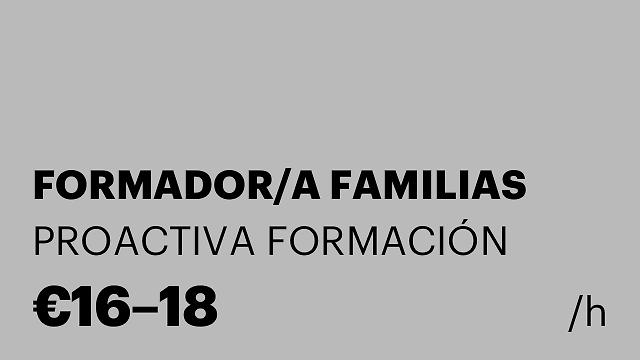 FORMADOR/A FAMILIAS