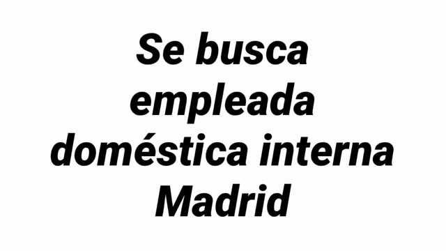 Empleado/a del Hogar Interna