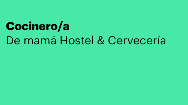 Cocinero/a