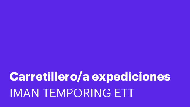 Carretillero/a expediciones