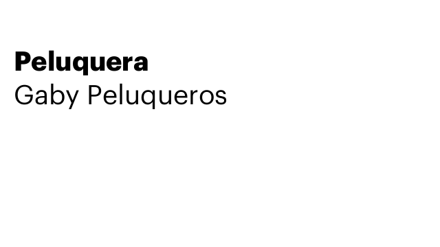 Peluquera