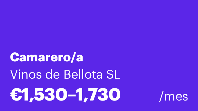Camarero/a