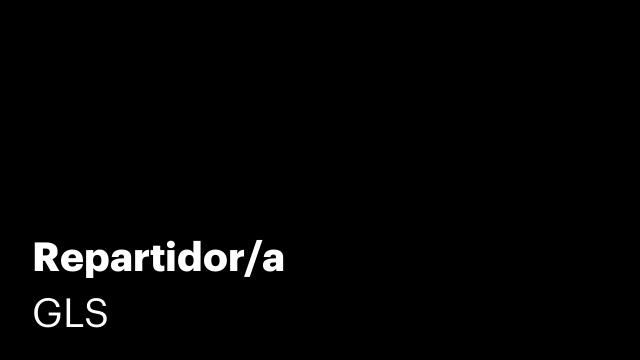 Repartidor/a