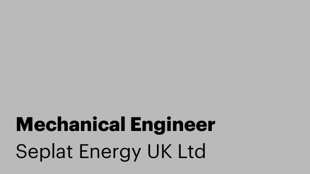 Mechanical Engineer