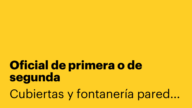 Oficial de primera o de segunda