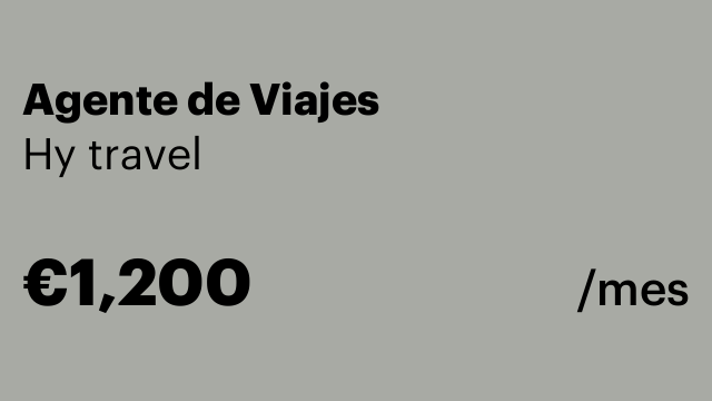 Agente de Viajes