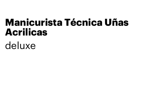 Manicurista Técnica Uñas Acrilicas