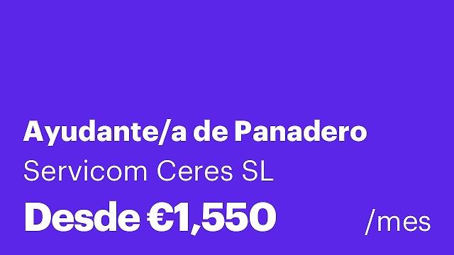 Ayudante/a de Panadero