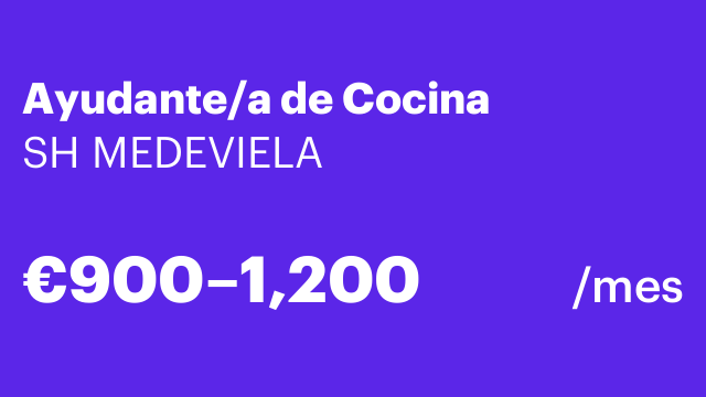 Ayudante/a de Cocina