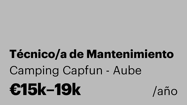 Técnico/a de Mantenimiento
