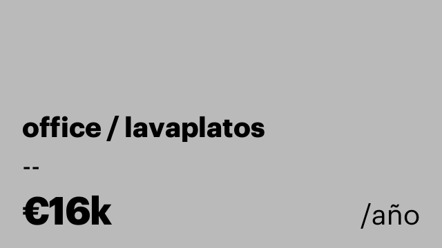 office / lavaplatos