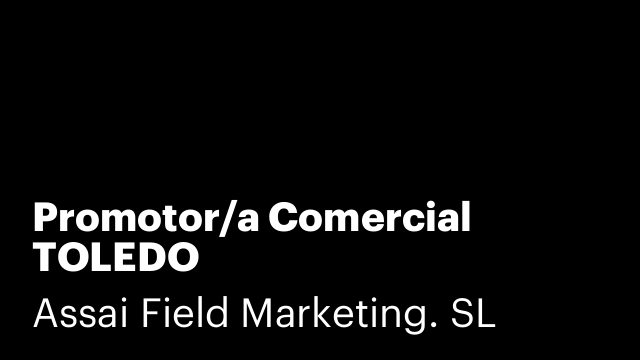 Promotor/a Comercial TOLEDO
