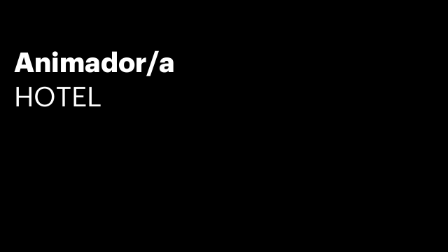 Animador/a