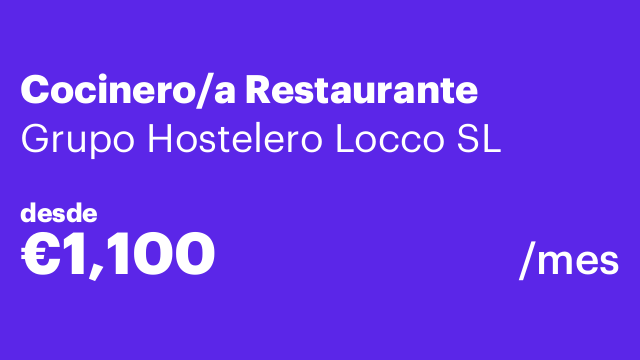 Cocinero/a Restaurante