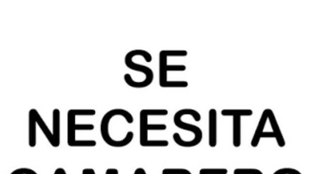 Camarero/a de Sala/Terraza