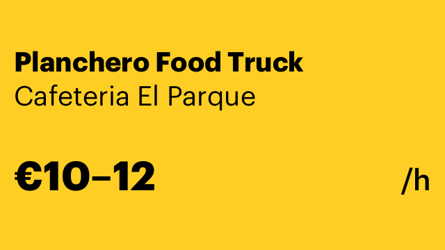 Planchero Food Truck