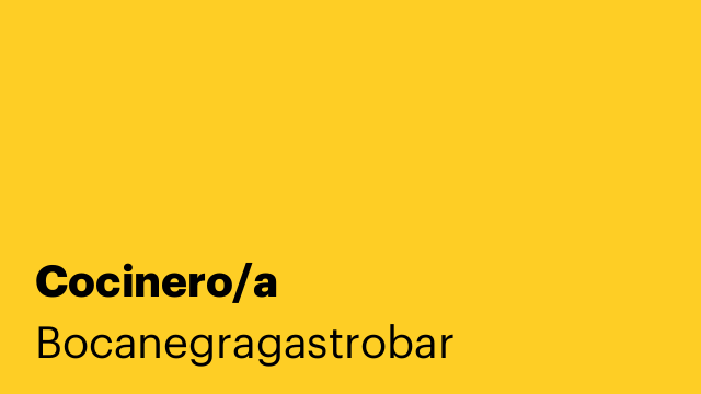 Cocinero/a