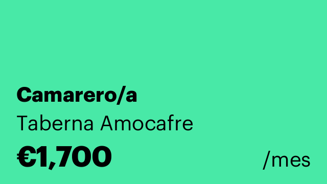 Camarero/a