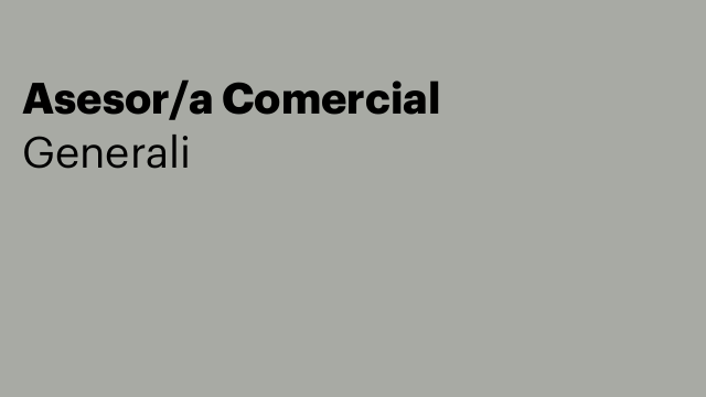 Asesor/a Comercial