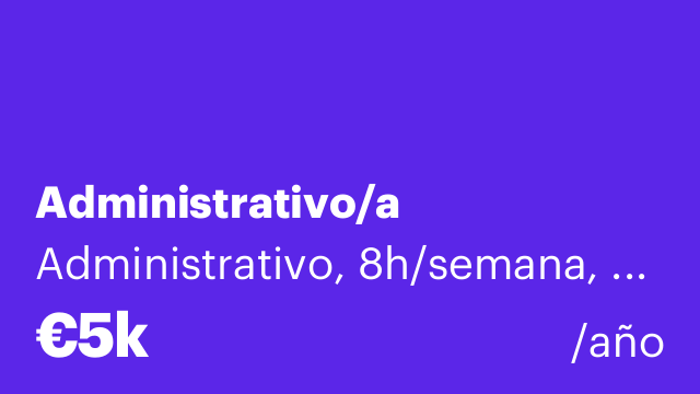 Administrativo/a