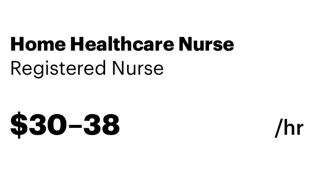 Home Healthcare Nurse