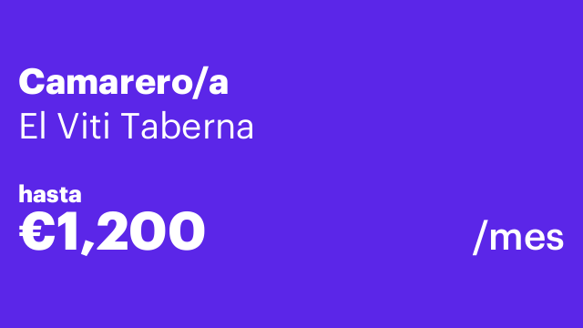 Camarero/a