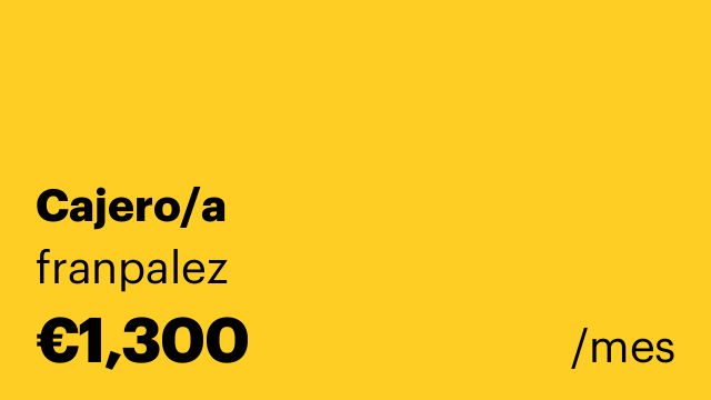 Cajero/a