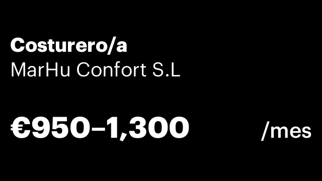 Costurero/a