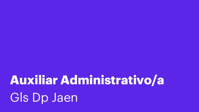 Auxiliar Administrativo/a