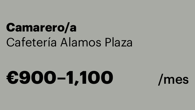 Camarero/a