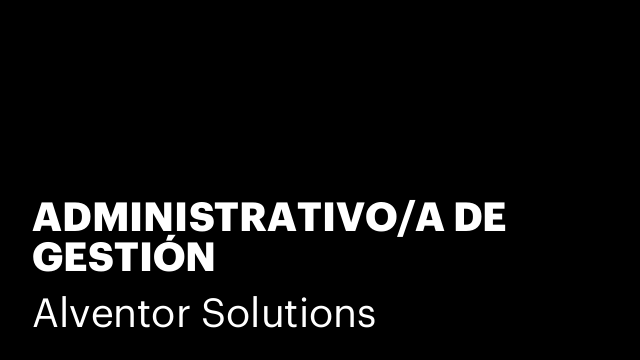 ADMINISTRATIVO/A DE GESTIÓN