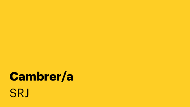 Cambrer/a