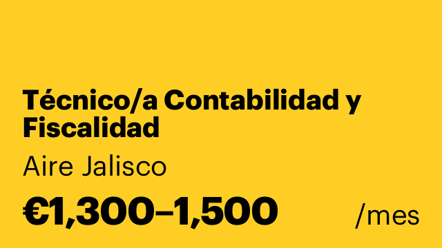 Técnico/a Contabilidad y Fiscalidad