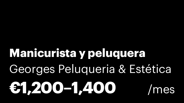 Manicurista y peluquera