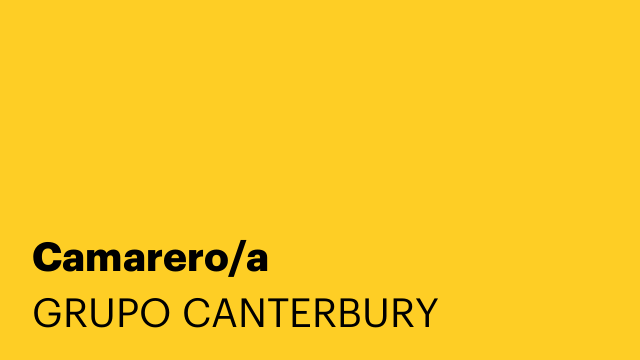 Camarero/a