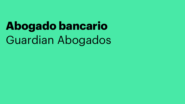 Abogado bancario